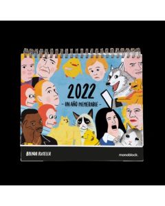 CALENDARIO 2022- UN AÑO MEMERABLE (ESCRITORIO)