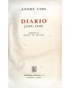 DIARIO (1889-1949)- ANDRE GIDE