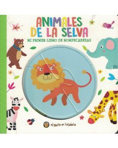 ANIMALES DE LA SELVA - MI PRIMER LIBRO DE ROMPECABEZAS