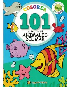 COLOREA 101 DIBUJOS DE ANIMALES DEL MAR