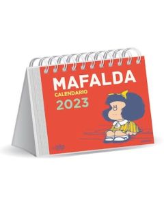 CALENDARIO 2023 - MAFALDA DE ESCRITORIO ROJO