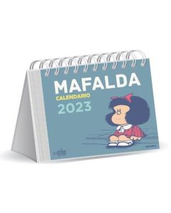 CALENDARIO 2023 - MAFALDA DE ESCRITORIO AZUL